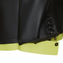 Outlet Nappa Leather Blazer With Contrasting Edging | Damen KLEIDUNG