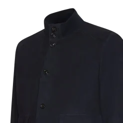 Store Blue Suede Jacket | Herren KLEIDUNG