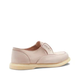 Hot Blush Pink Suede Lace-up Shoe | Damen SCHNÜRSCHUHE