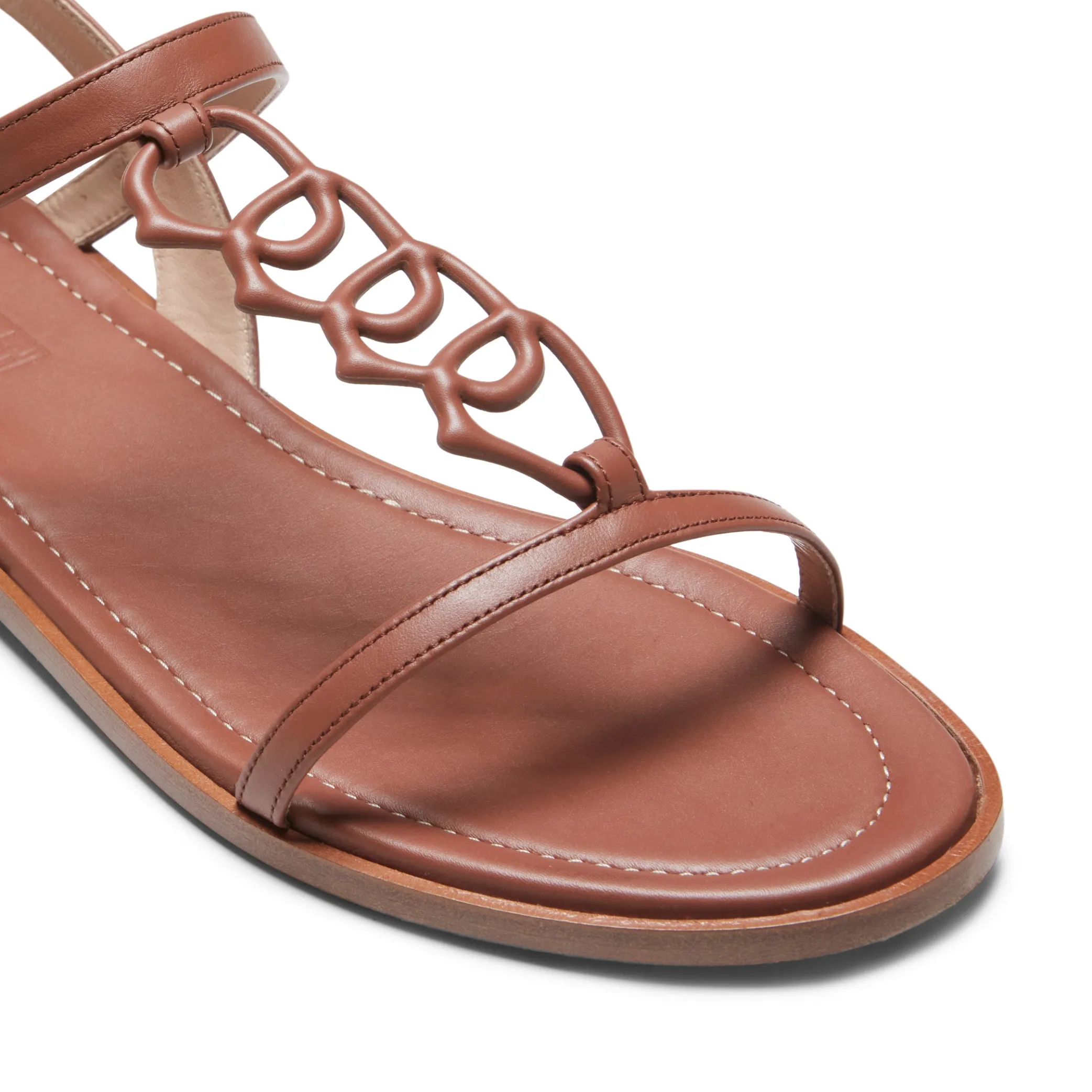 Sale Magenta Leather Sandal | Damen SANDALEN|MAGENTA