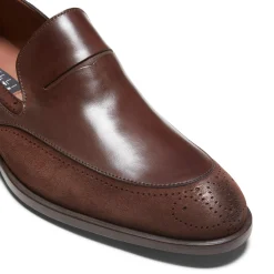 Fashion Leather And Suede Loafer | Herren MOKASSINS