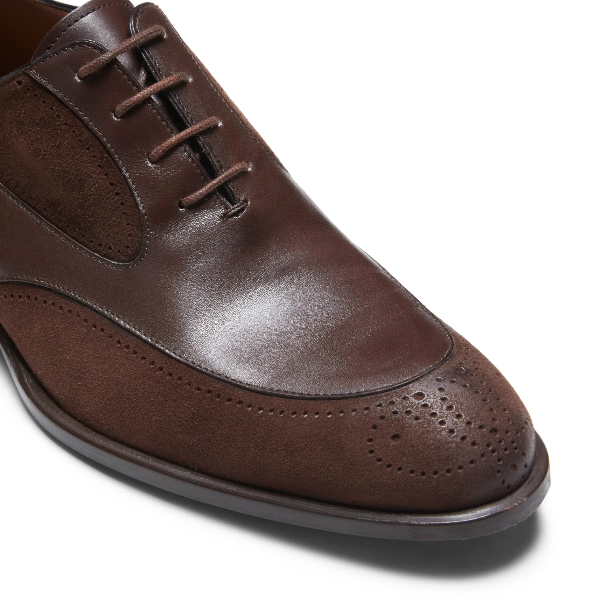 Store Leather And Suede Lace-up Shoe | Herren SCHNÜRSCHUHE