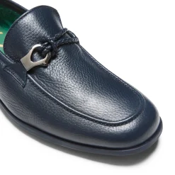 Outlet Mocassino Uomo In Pelle Blu- Herren YACHT
