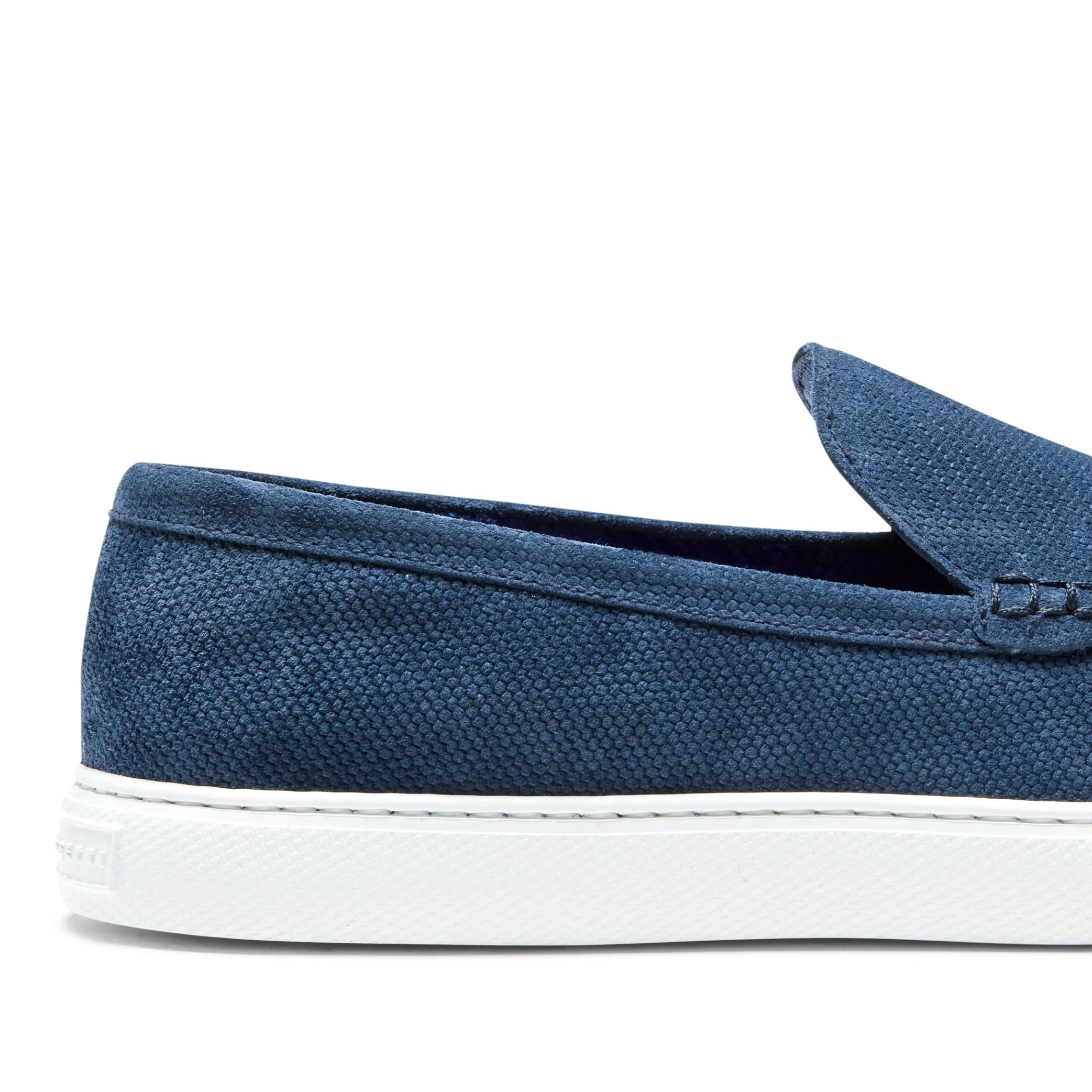 Online Mocassino Uomo In Suede Blu- Herren LIGHTNESS STEPS|MOKASSINS