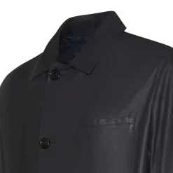 Sale Reversible Blue Suede Jacket | Herren KLEIDUNG