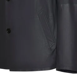 Sale Reversible Blue Suede Jacket | Herren KLEIDUNG