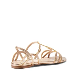 Best Sale Sandalo Donna In Pelle Oro- Damen GARDEN PARTY|SANDALEN