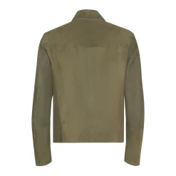 Outlet Green Suede Jacket | Herren KLEIDUNG