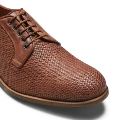 Flash Sale Woven Leather Lace-up Shoe | Herren SCHNÜRSCHUHE