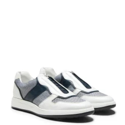 Shop And Blue Leather And Fabric Sneakers | Herren SNEAKERS|ALLE SCHUHE