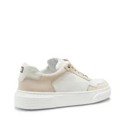 Cheap And Dove Grey Leather And Suede Sneakers | Damen SPORTY MOOD|SNEAKERS