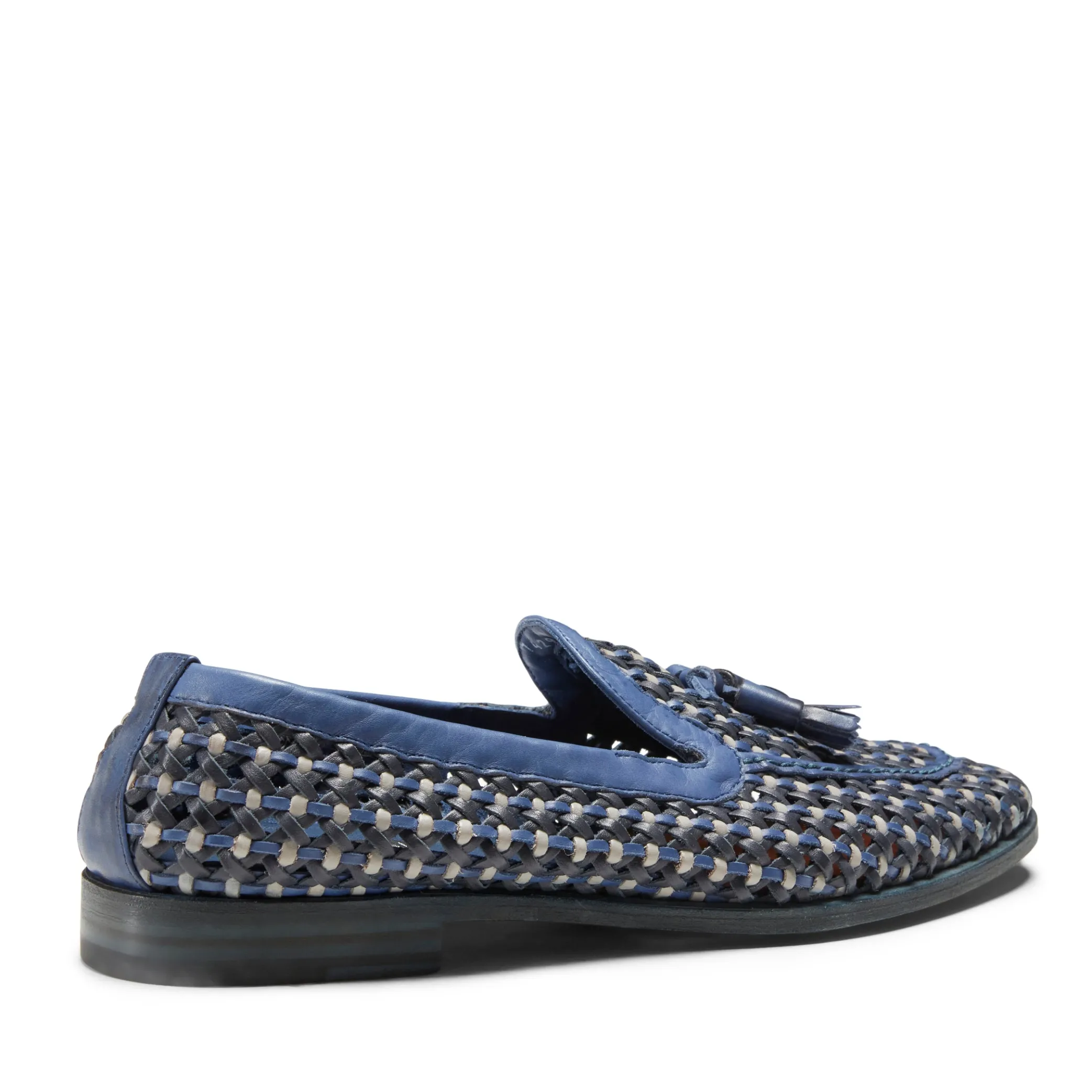 Fashion Woven China Blue Leather Brera Loafer | Herren MOKASSINS|ALLE SCHUHE
