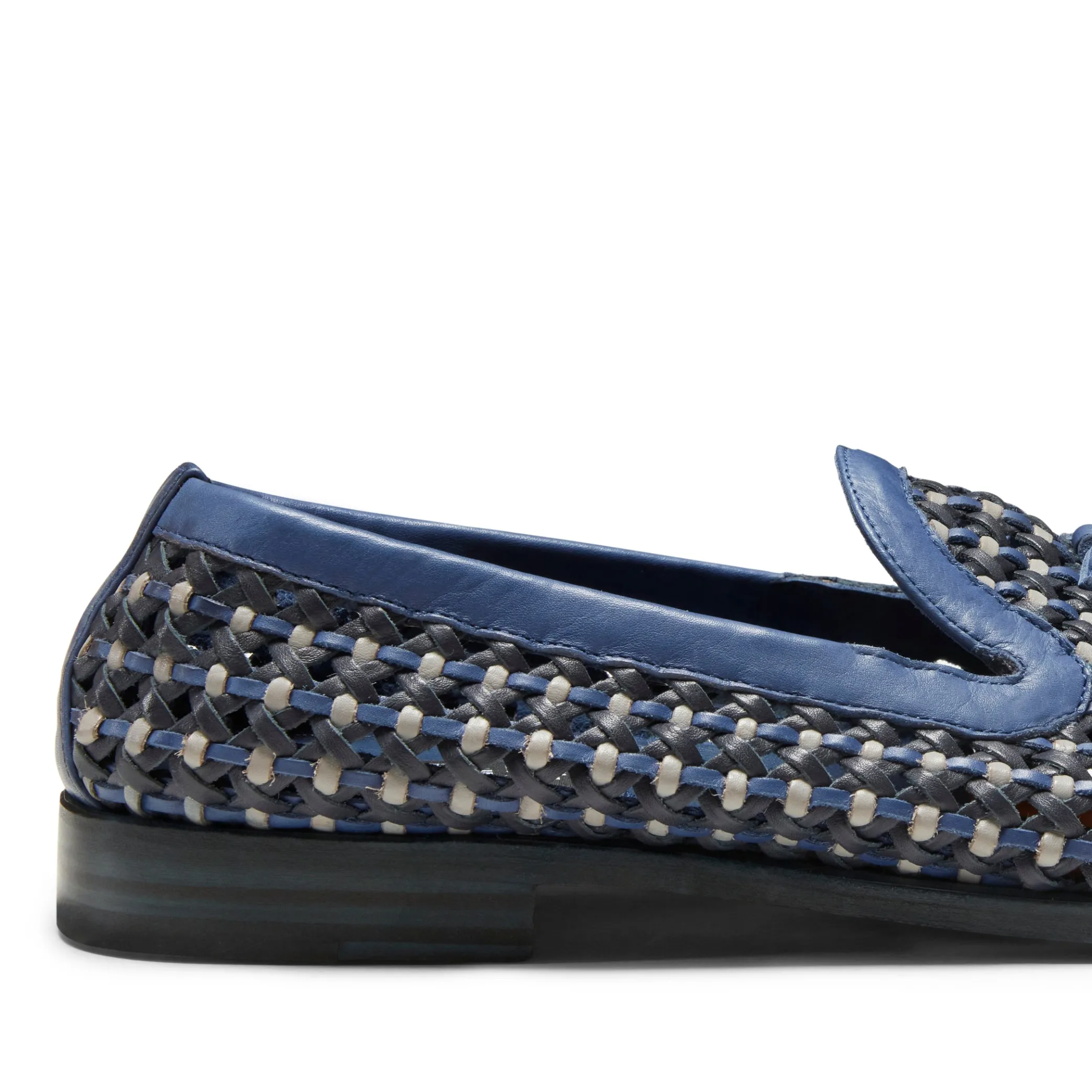 Fashion Woven China Blue Leather Brera Loafer | Herren MOKASSINS|ALLE SCHUHE